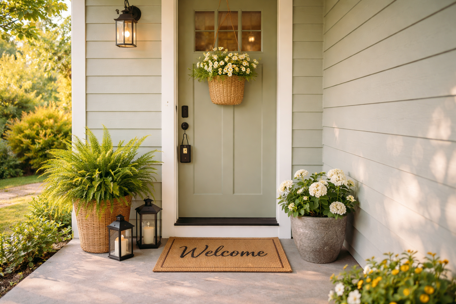 Airbnb Exterior Welcome