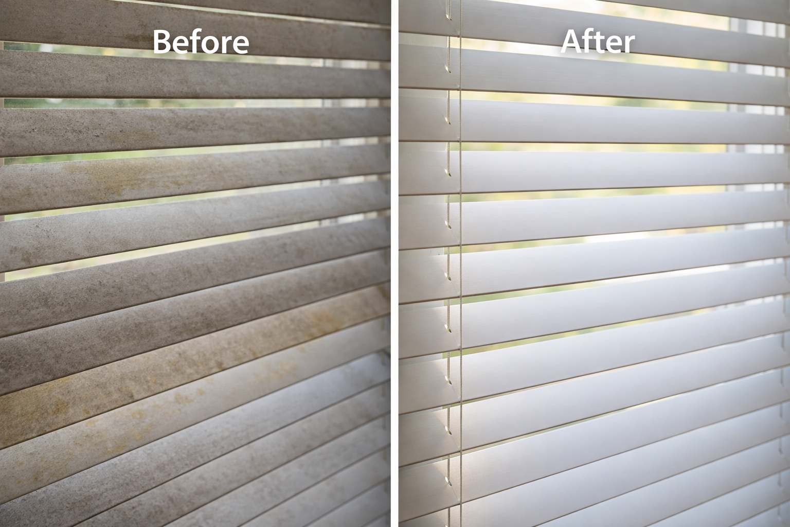 Blind Before After Slats