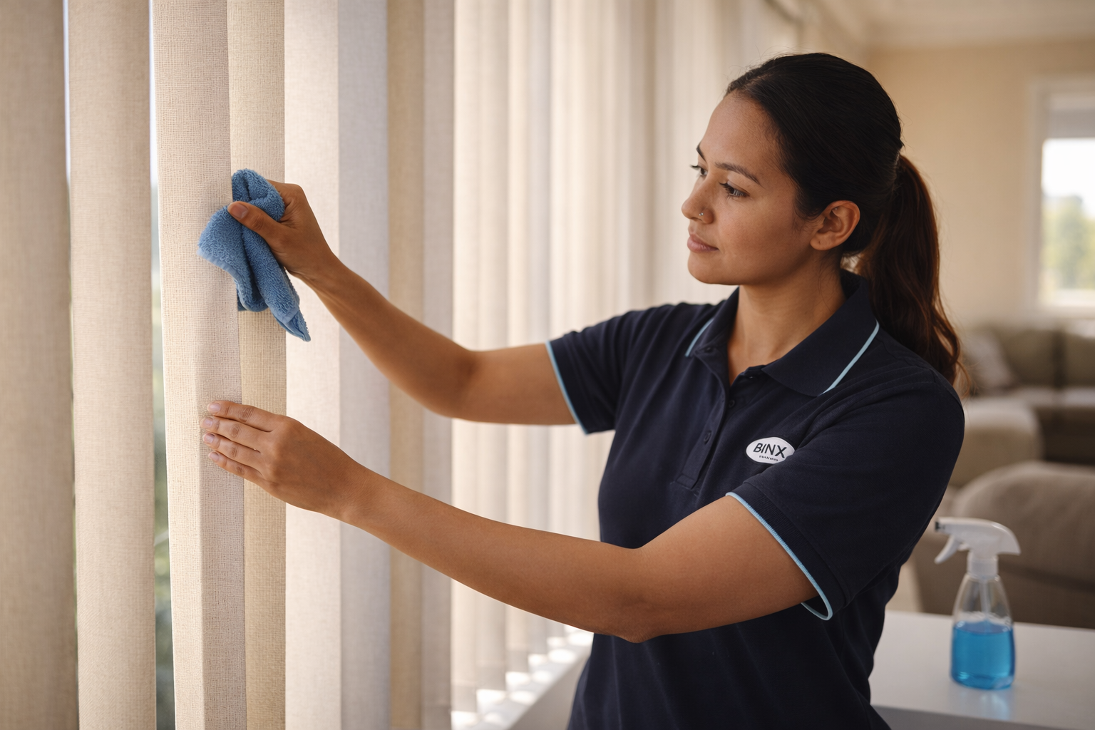 Blind Vertical Cleaning