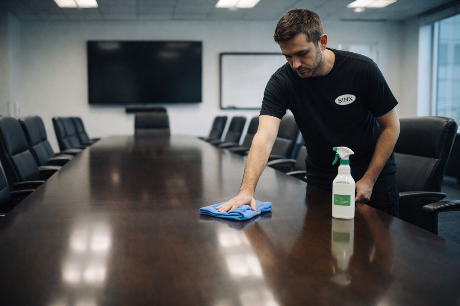 Commercial Boardroom Wipedown