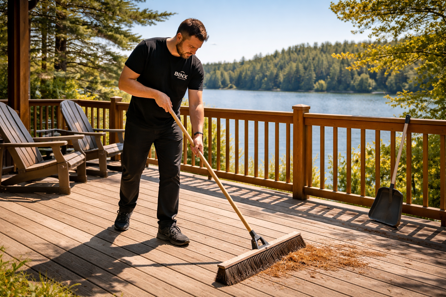 Cottage Deck Patio Sweep