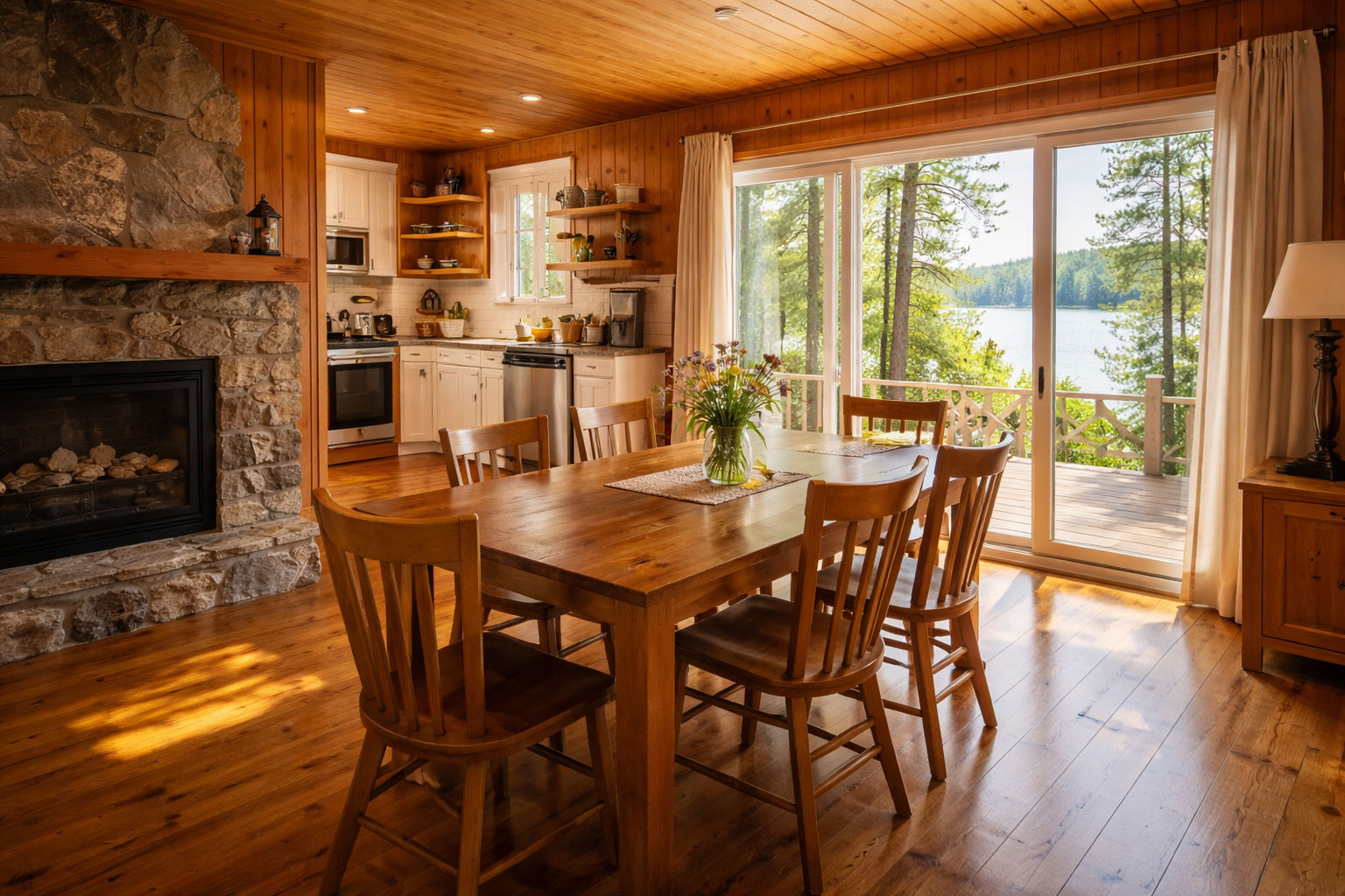 Cottage Interior Bright Clean
