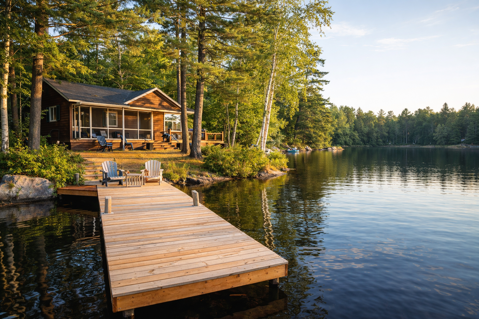 Cottage Lakefront Exterior
