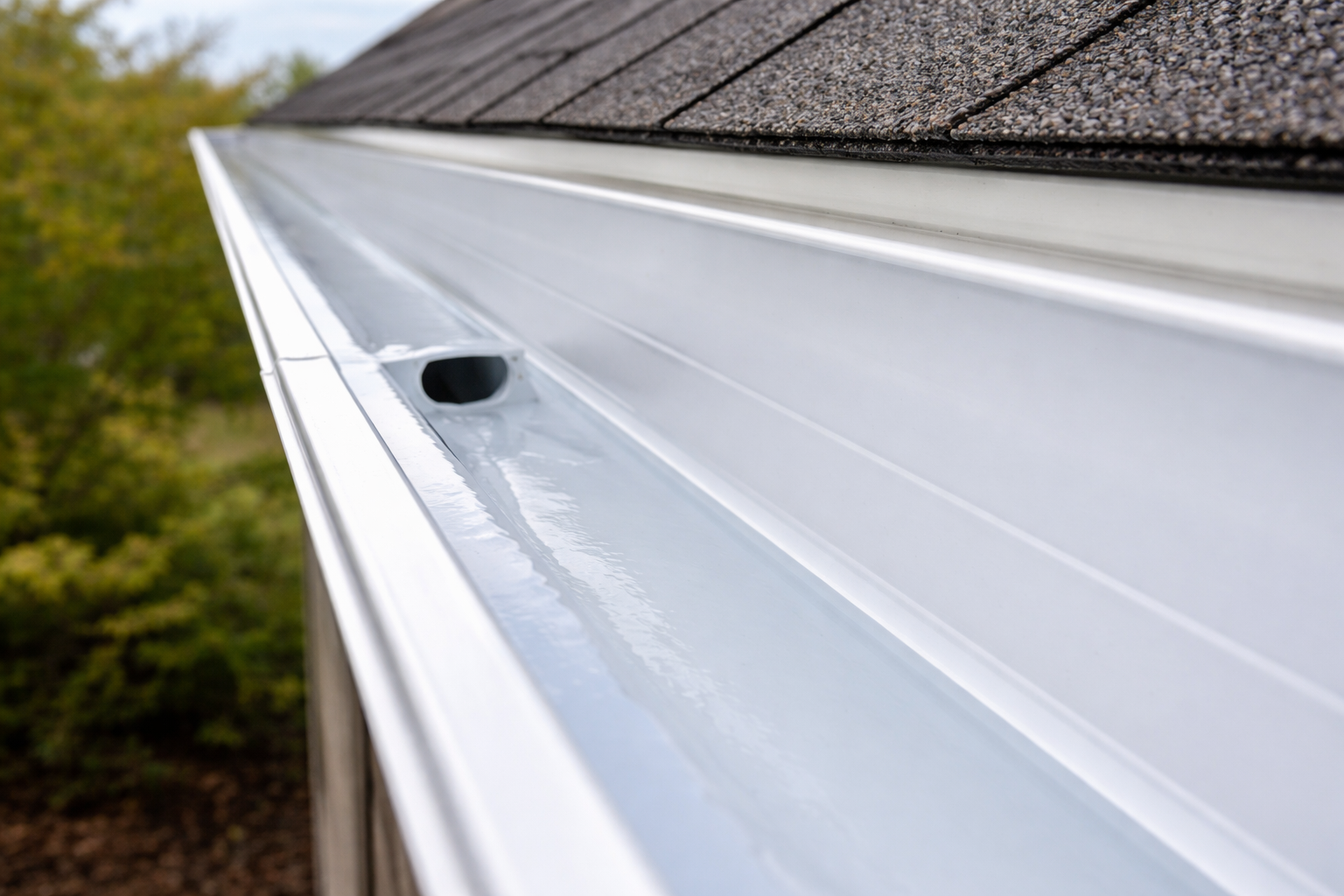 Gutter Closeup Clean