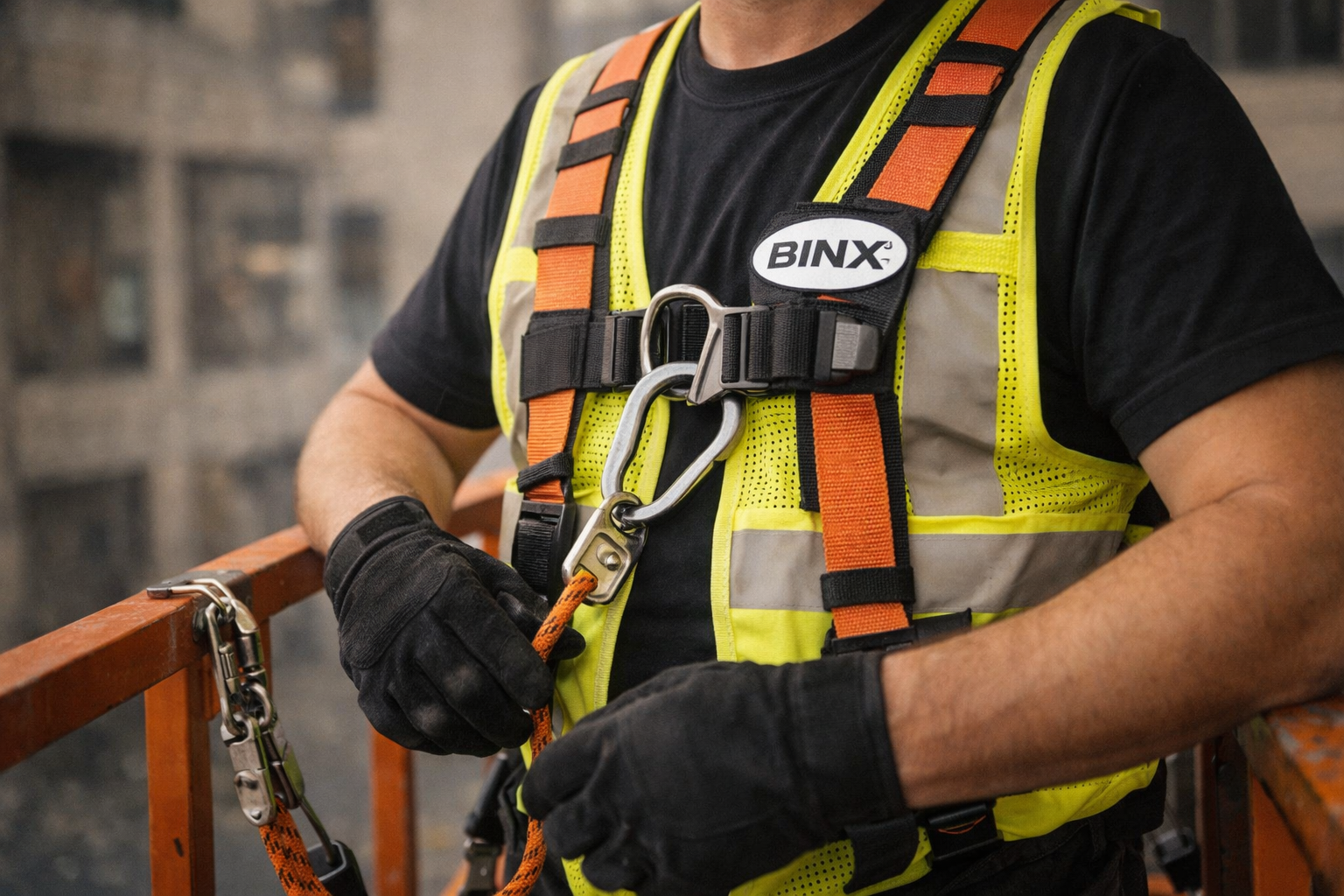 Heights Safety Harness Closeup