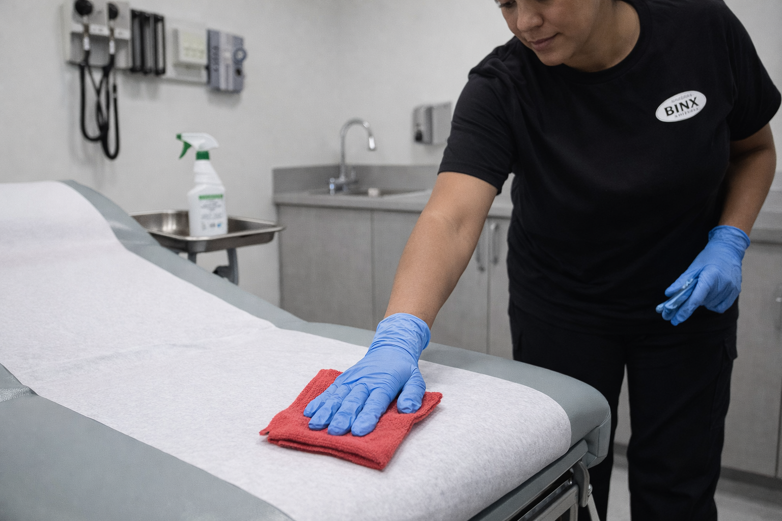 Medical Exam Room Wipedown