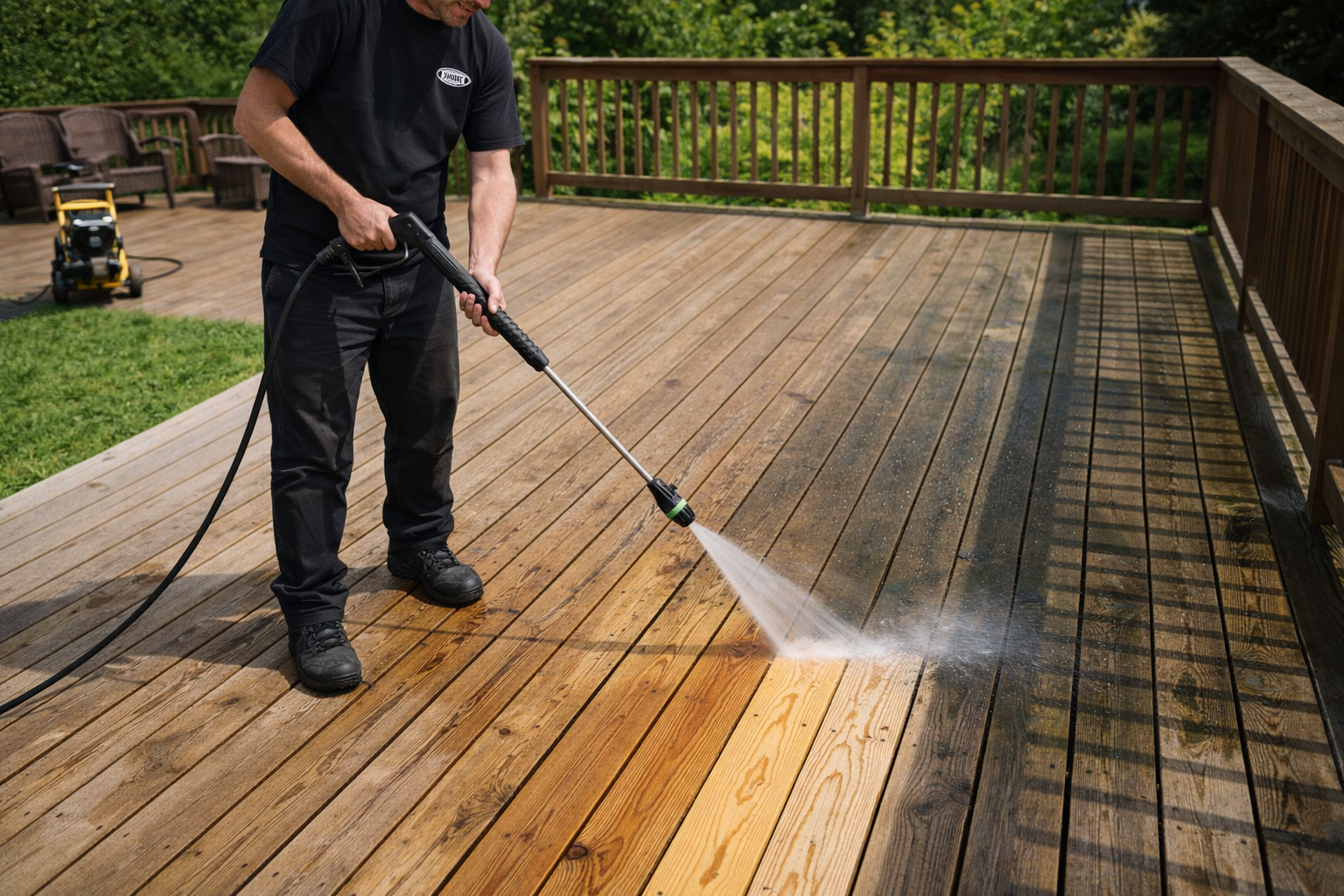 Pressure Deck Cleaning