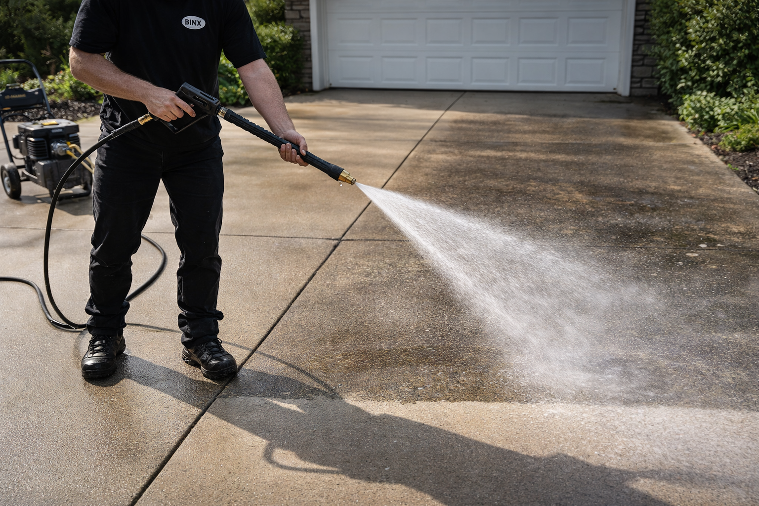 Pressure Driveway Action