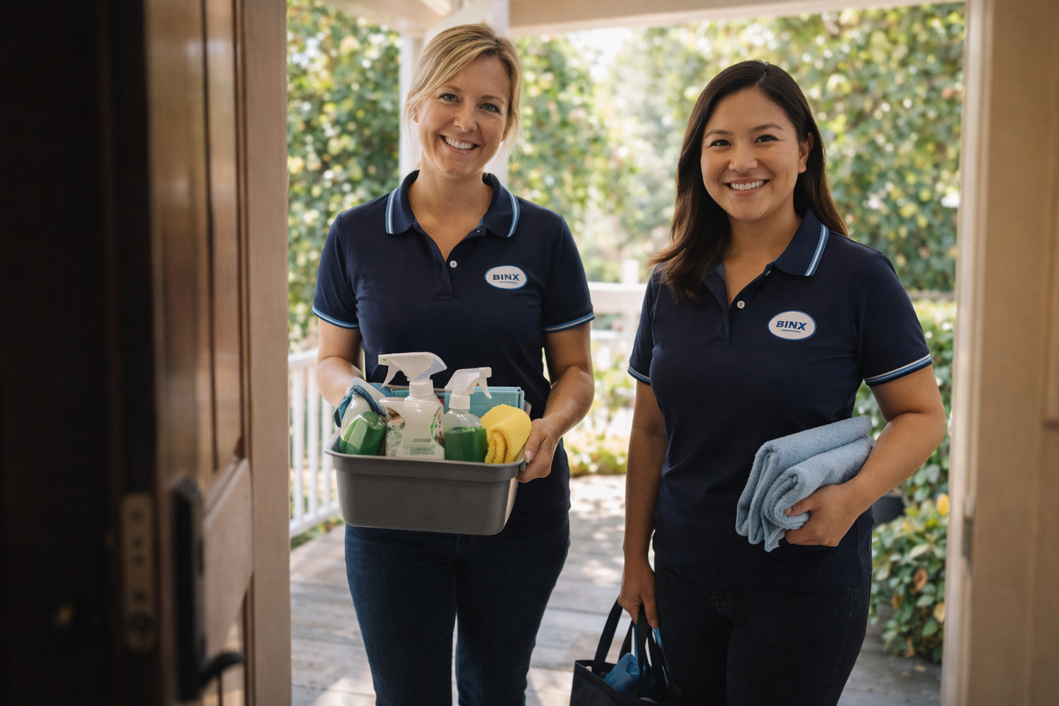 Residential Team Arriving