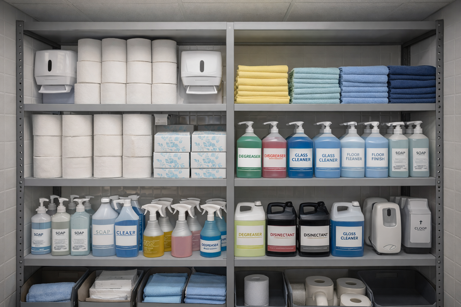 Supplies Inventory Shelf