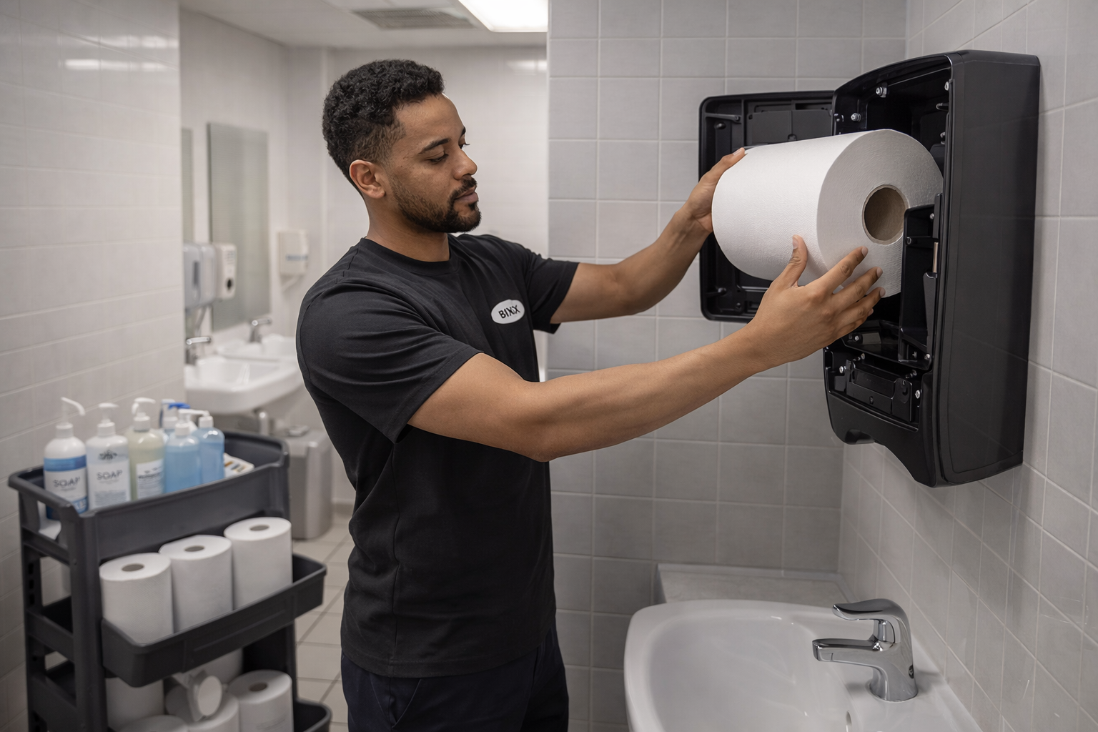 Supplies Washroom Restock