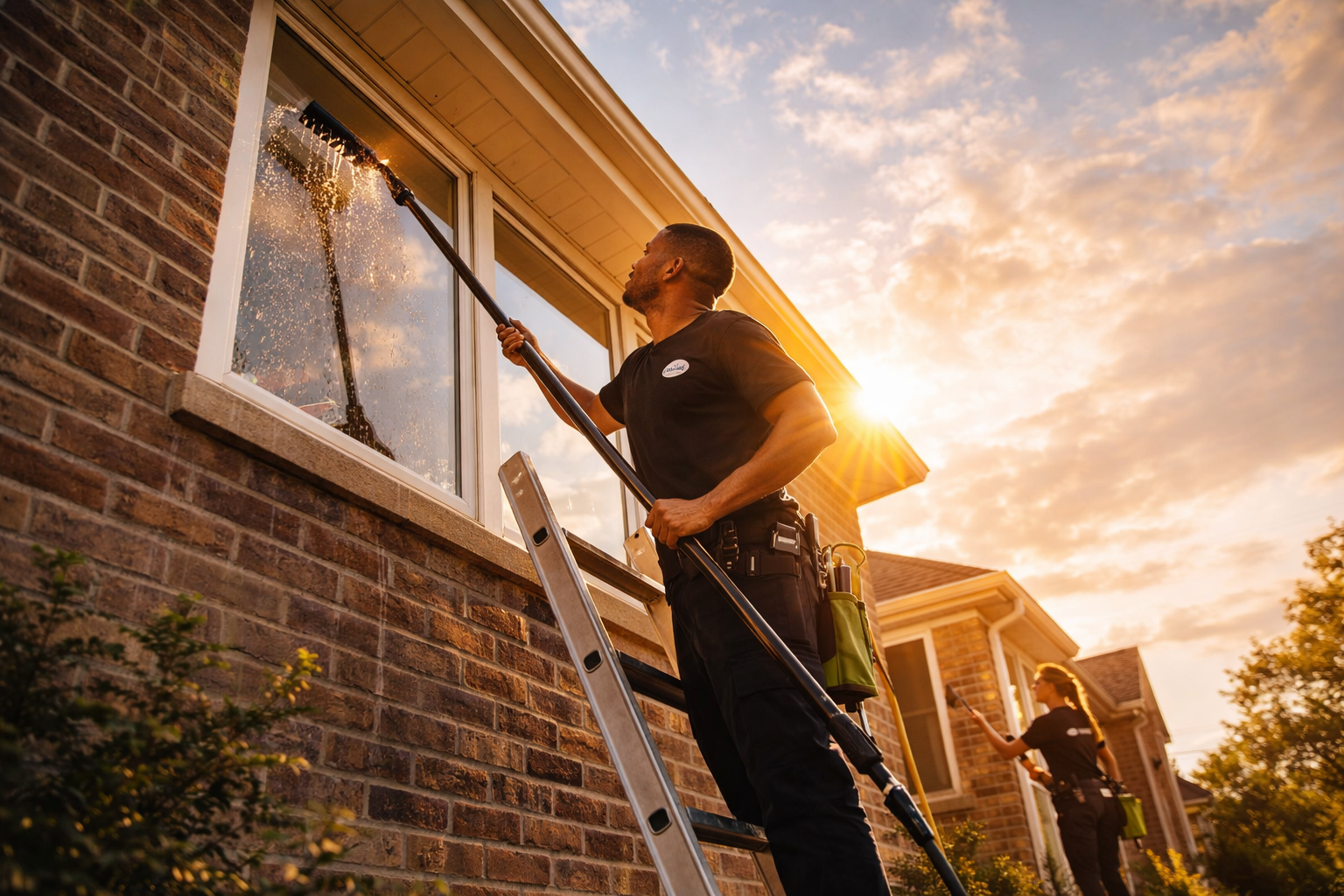 Window Second Story Ladder
